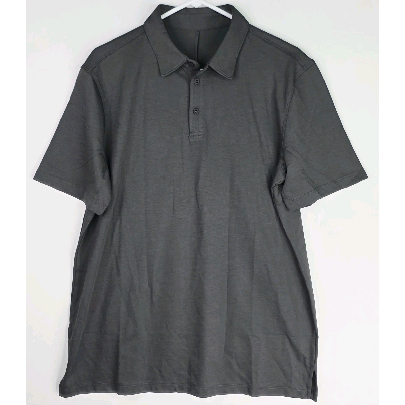 Jack Archer Shirt Men's Size Xl Gray Lightweight Short Sleeve Tech Polo Nwot